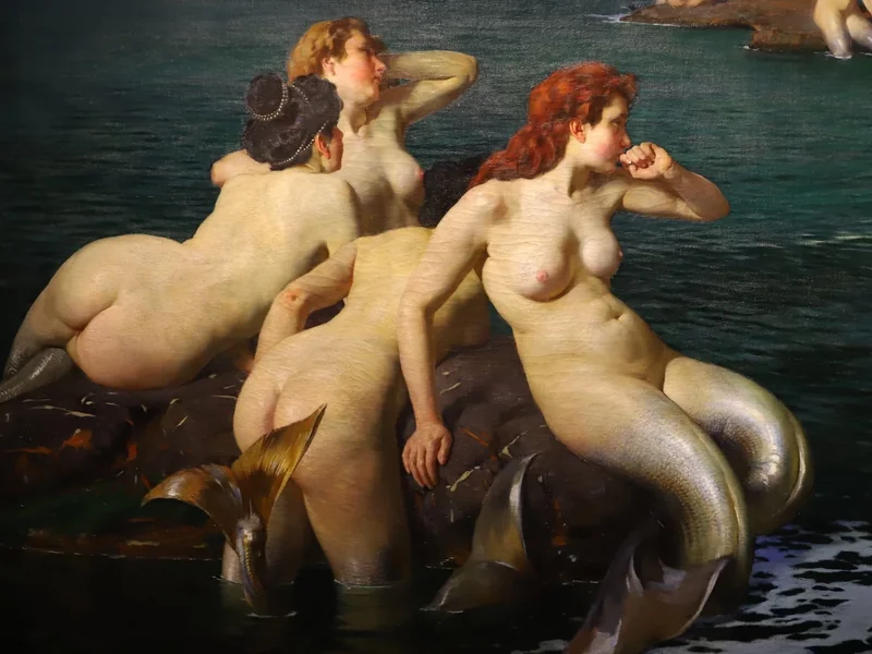 1857-Cesare Viazzi - Le sirene, 1901 - Collezione Siniscalchi